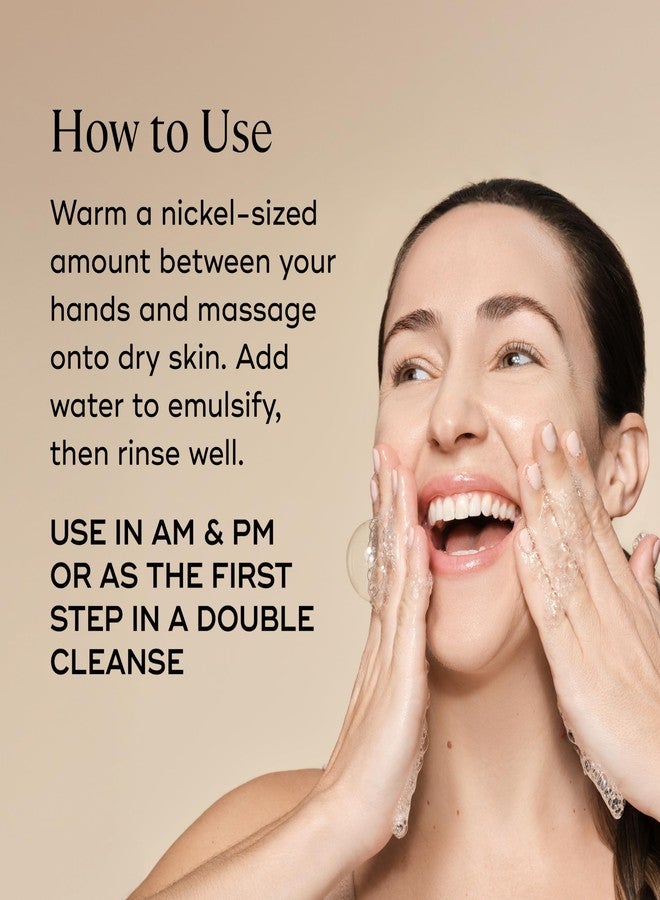 بلسم التنظيف المغذي إيفر لومينوس - منظف للوجه بدون ماء بفيتامين سي وزيت السمسم لإزالة المكياج والأوساخ والشوائب - بلسم مغذي للبشرة الجافة والعادية والحساسة، 2.8 أونصة سائلة - Image 5